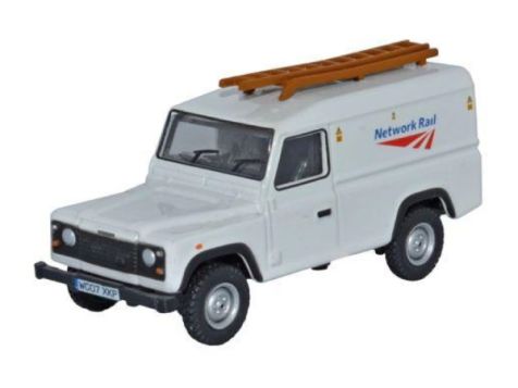 1:76 Oxford Diecast Commercials Land Rover Defender Network Rail