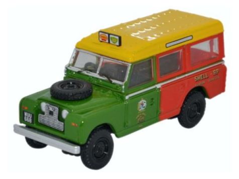 1:76 Oxford Diecast Land Rover Series I Station Wagon Shell BP