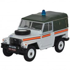 1:76 Diecast model, Oxford,  FAF Police Land Rover. Lightweight.