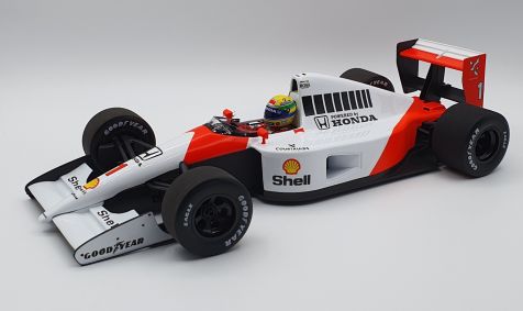 1:18 Minichamps McLaren Honda MP4/6 Ayrton Senna World Champion 1991 Stickered