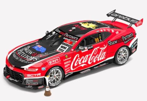 PREORDER 1:18 Authentic Collectbles Coca-Cola Racing By  Erebus Chevrolet Camaro ZL1 2023 Supercars Championship Winner Brodie Kostecki