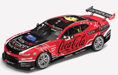 PREORDER 1:18 Authentic Collectables Coca-Cola Racing by Erebus #9 Chev Camaro ZL1 NTI Townsville Race16 Winner Will Brown
