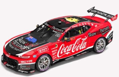 PREORDER 1:18 Coca-Cola Racing By Erebus #9 Chevrolet Camaro ZL1 2023 Bathurst - Brown/Perkins