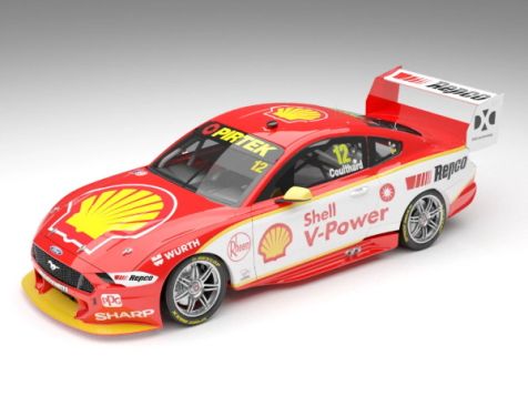 1:43 Authentic Collectibles 2019 Ford Mustang GT #12 Fabian Coulthard