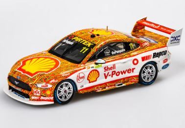 1:43 Authentic Collectables Ford Mustang GT 2022  Darwin Tripple Crown Indigenous Round De Pasquale