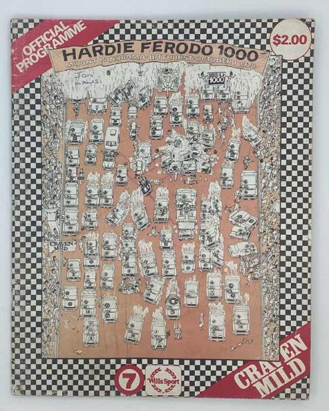 1978 Hardie Ferodo 1000 Official Programme - October 1st 1978 - front cover