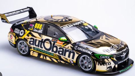 PREORDER !:43 Holden ZB Commodore Auto Barn Lowndes Racing #888 - lowndes - 2018 Newcastle 500 "Lowndes Final Race"