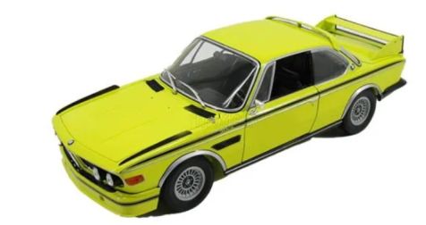 1:18 Minichamps 1972 BMW 3.0 CSL (E9) Coupe Yellow 