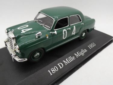1:43 Altaya Mercedes-Benz 180 D #04 Mille Miglia 1955