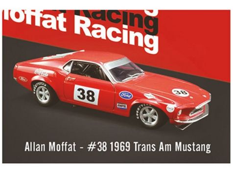 1:64 DDA 1969 U100 Trans-Am Mustang #100 Allan Moffat