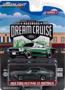 1:64 Greenlight Woodward Dream Cruise Series 1 1968 Ford Mustang GT Fastback