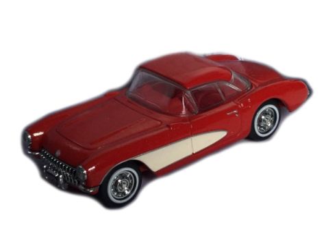 1:43 Dinky 1956 Chevrolet Corvette Red/White DY-23