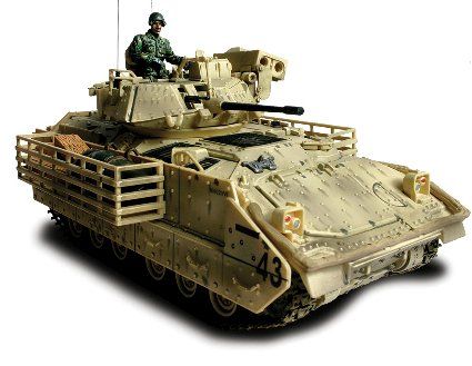 1:32 Forces of Valor US M3A2 Bradley Baghdad 2003 Diecast Military Model