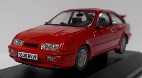 1:43 Corgi Vanguards Ford Sierra RS Cosworth Rosso Red