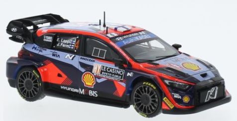 PREORDER 1:43 IXO Hyundai i20 N #4 Hyundai Motorsport WRC1 Rally Monte Carlo 2023 E.Lappi/J.Ferm