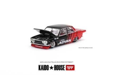 PREORDER 1:64 Kaido House Mini GT Datsun 510 Pro Street Advan