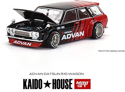 PREORDER 1:64 Kaido House Mini GT Datsun 510 Wagon Advan