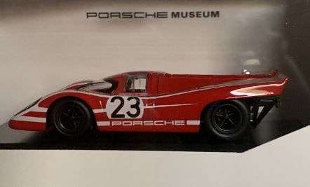 1:43 Welly Porsche Museum Porsche 917K 1970 Le Mans Winner #23 Herman/Attwood