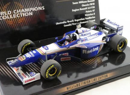 1:43 Minichamps Williams Renault FW18 1996 World Champion 1996 Damon Hill