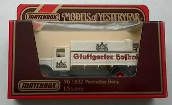 1:69 Matchbox Models of Yesteryear 1932 Mercedes-Benz L5 Lorry