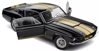 PREORDER 1:18 Solido 1967 Shelby GT500 Mustang Black with gold Stripes