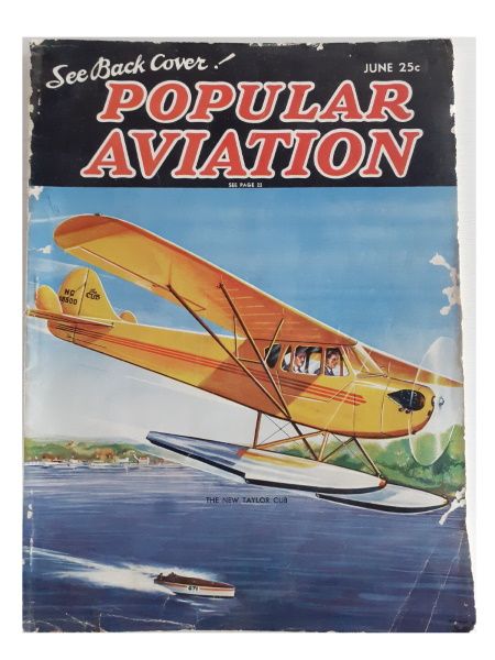 Popular Aviation Volume XX No 6 June 1937 Ziff-Davis Publishing Company Magazine