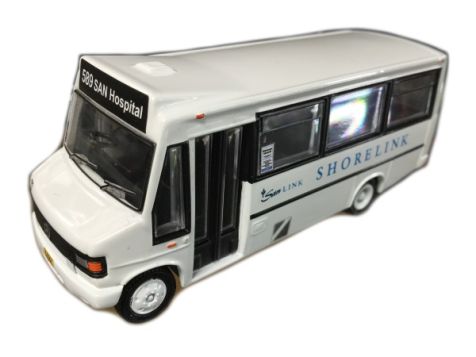 1:76 TRUX - Mercedes Minibus - Route 589 SAN Hospital - TX14C