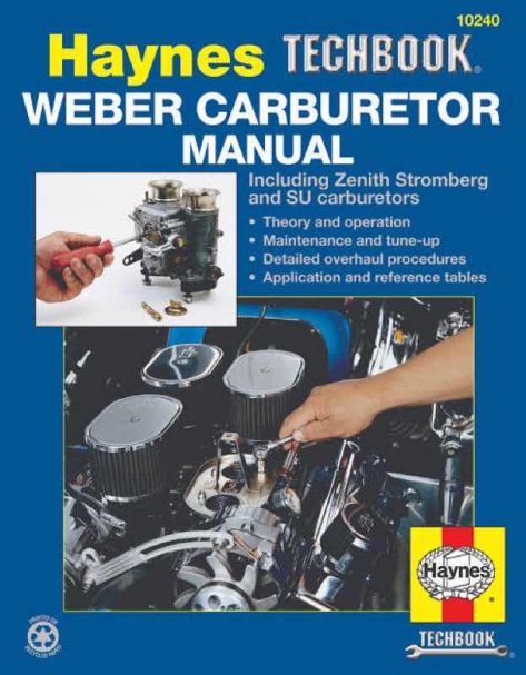 Weber Carburettor Manual - Haynes Workshop Manual